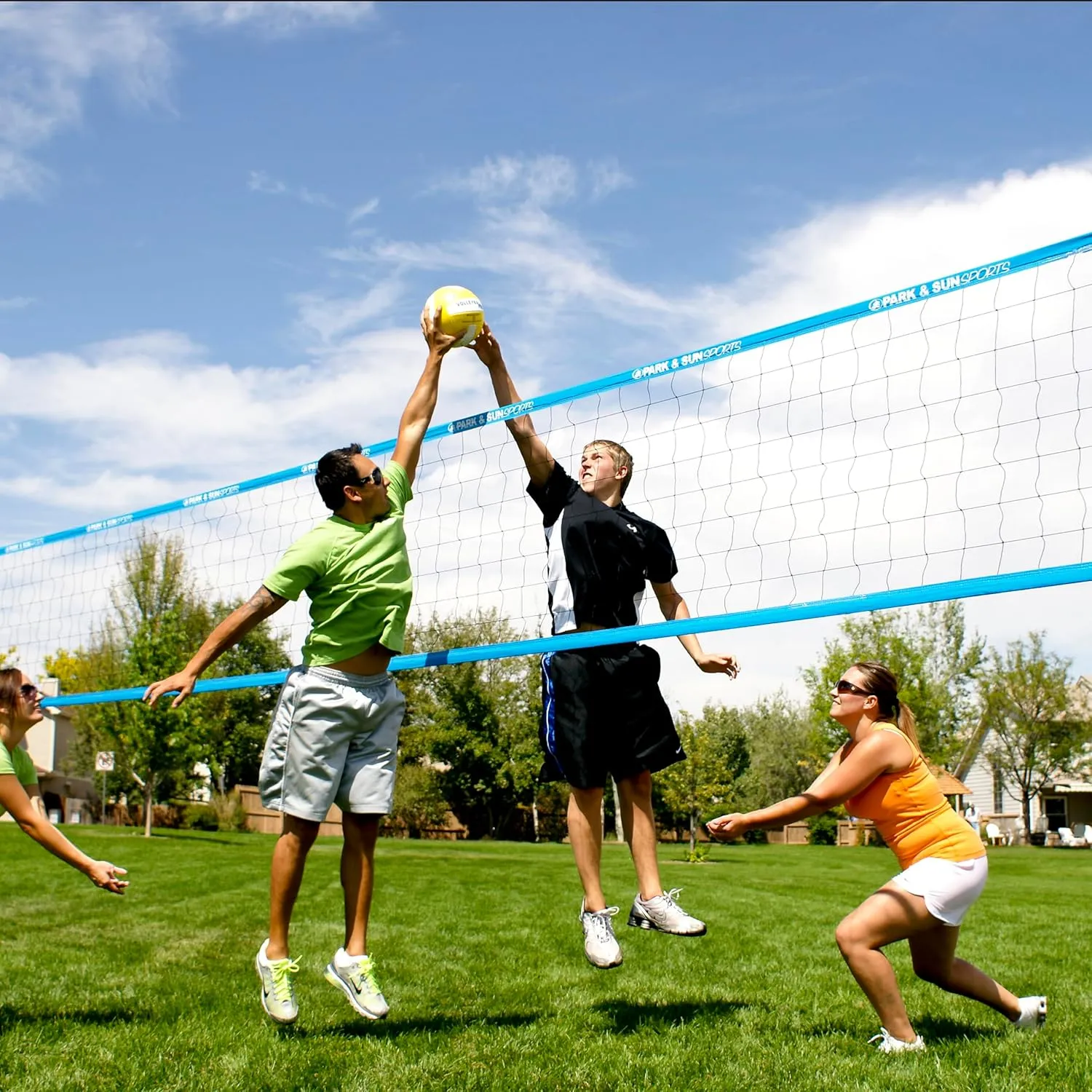 Park & Sun Sports Tournament Flex 1000: Portable Outdoor Volleyball Net System