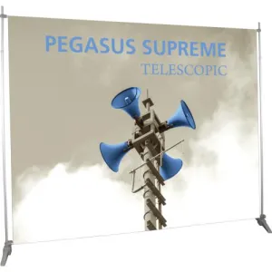 Pegasus Supreme Telescopic Banner Stand