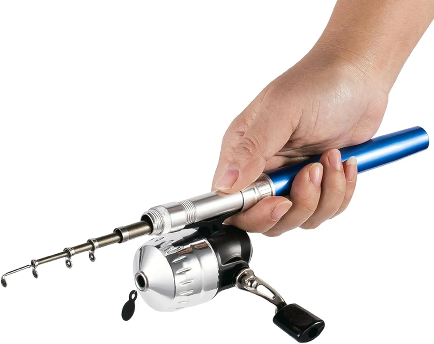 Pen Fishing Rod and Reel Combo Pocket Fishing Rod Telescopic 39in/55in/63in Spinning Reel, Mini Fishing Pole Kit Ultralight for Traveling Fishing