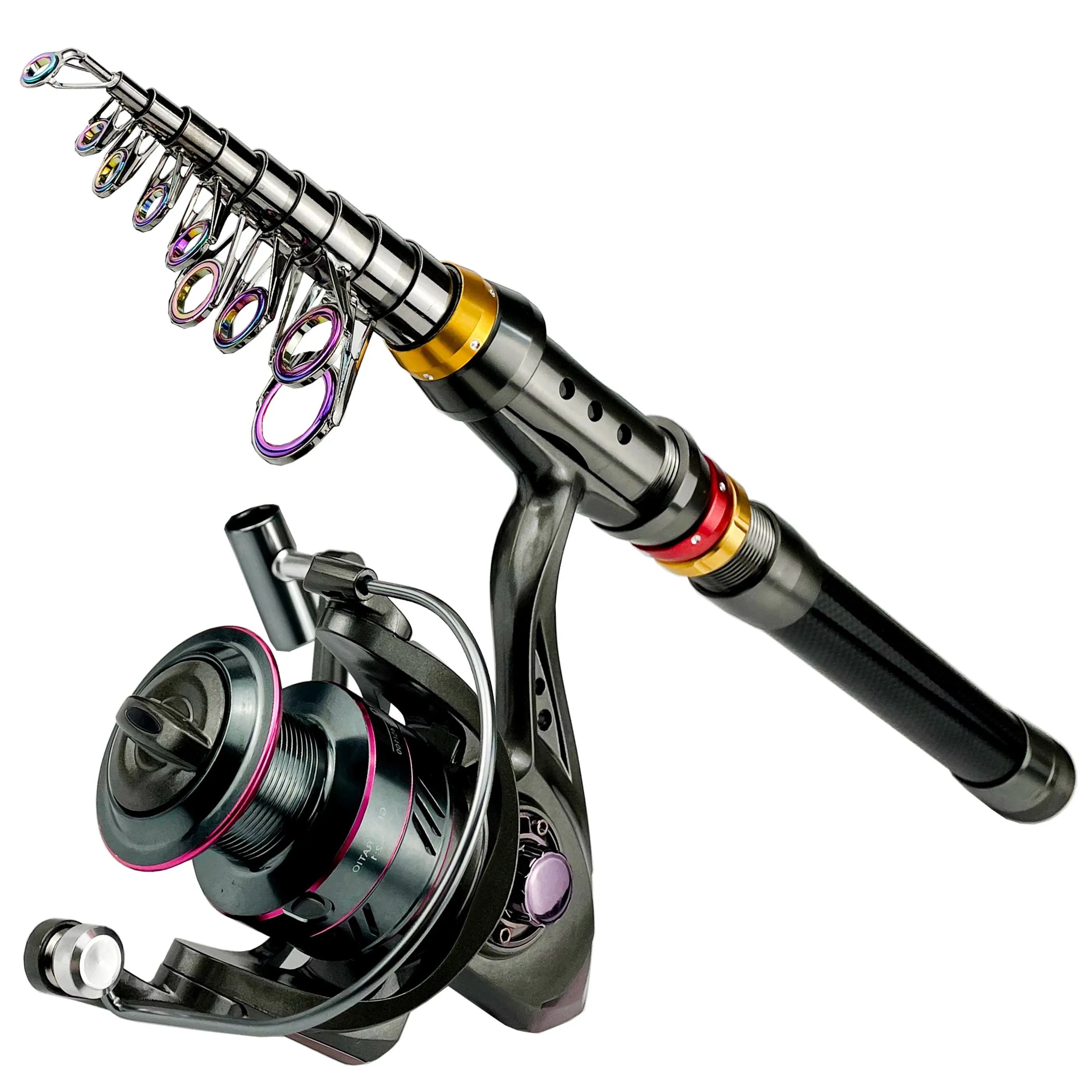 Pesca Carbon Fiber Fishing Rod And Reel Combo (1.8-3.6m)