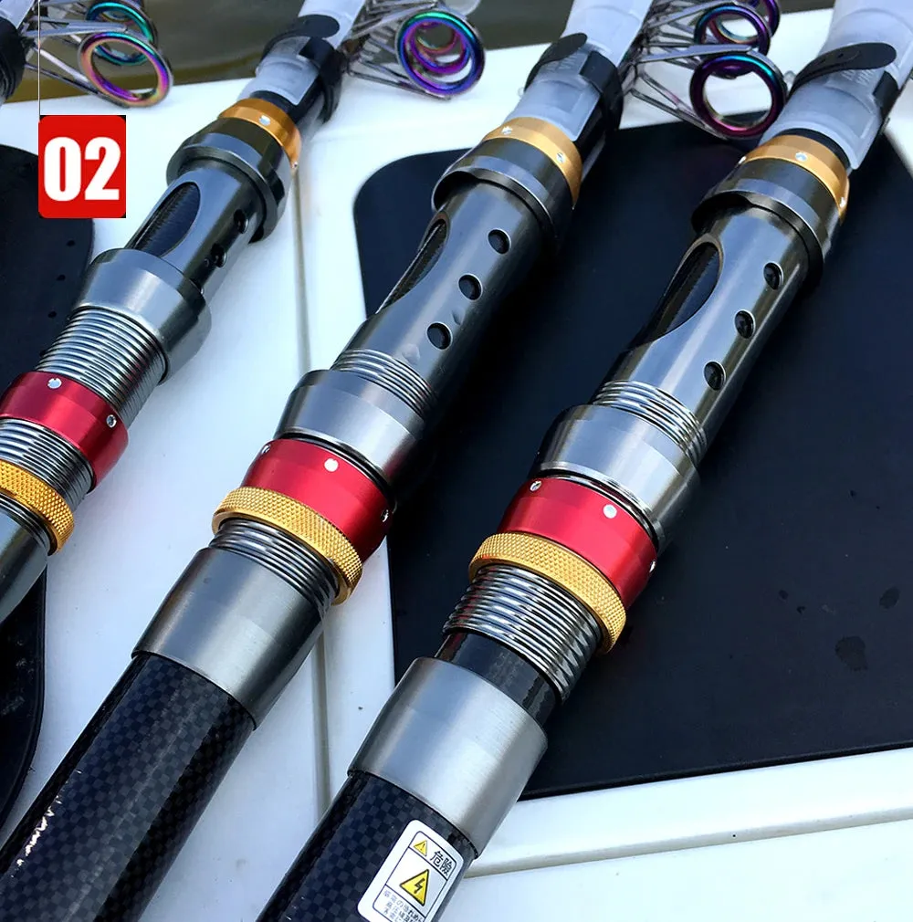 Pesca Carbon Fiber Fishing Rod And Reel Combo (1.8-3.6m)
