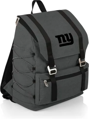 PICNIC TIME NFL New York Giants OTG Traverse Backpack Cooler - Soft Cooler Backpack - Hiking Backpack, (Heathered Gray)
