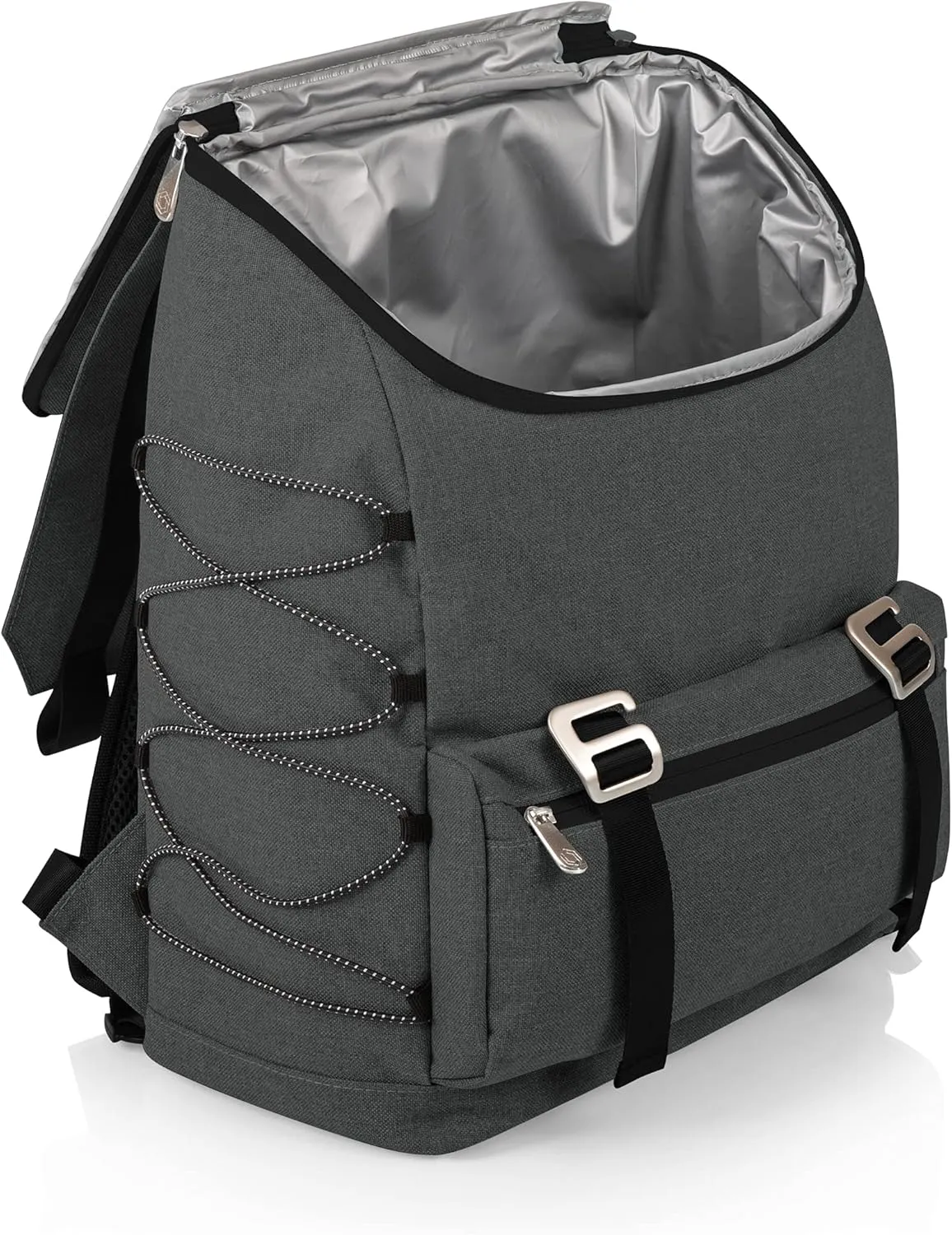 PICNIC TIME NFL New York Giants OTG Traverse Backpack Cooler - Soft Cooler Backpack - Hiking Backpack, (Heathered Gray)