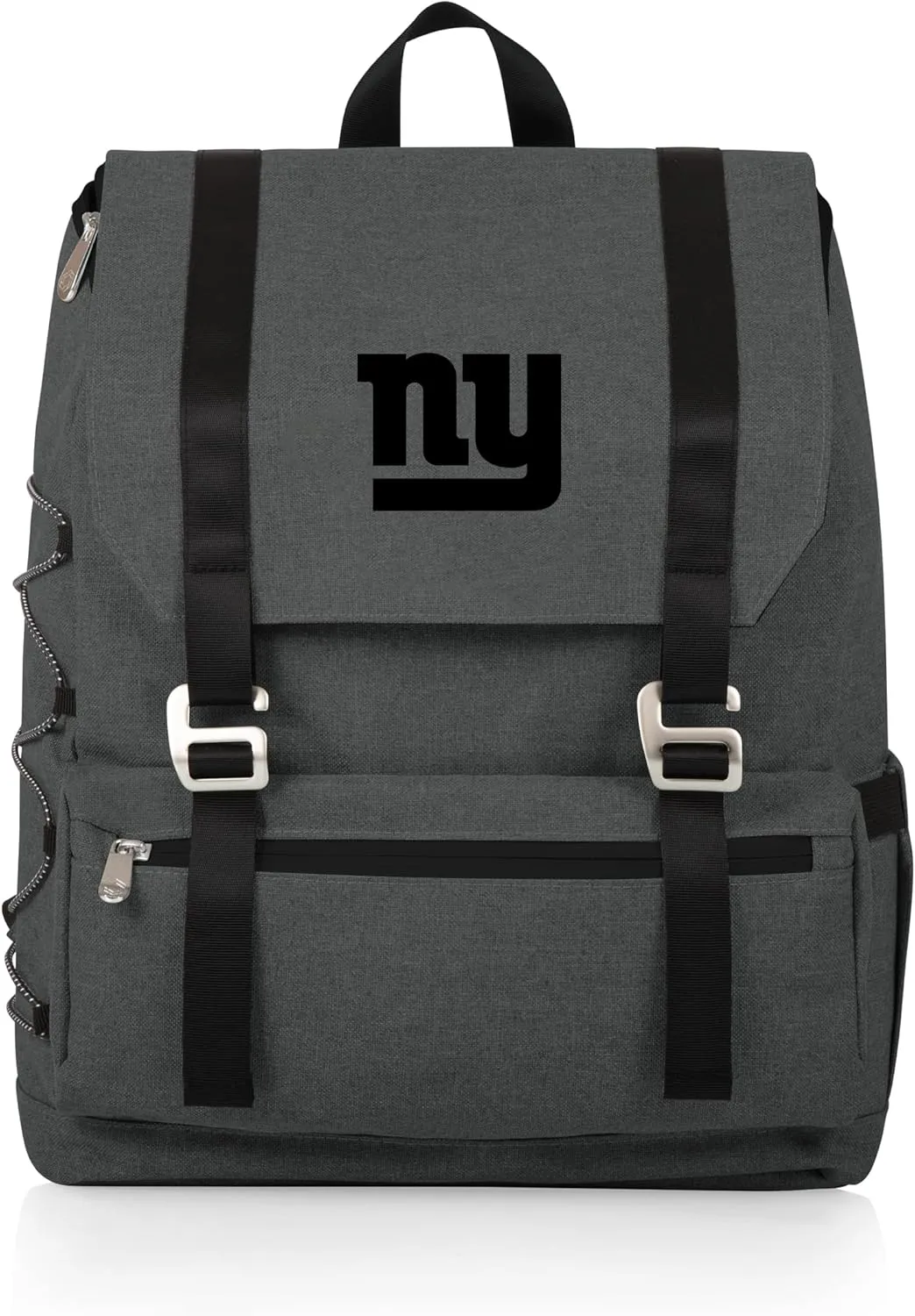 PICNIC TIME NFL New York Giants OTG Traverse Backpack Cooler - Soft Cooler Backpack - Hiking Backpack, (Heathered Gray)