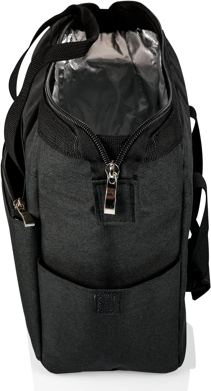 PICNIC TIME Star Wars Mandalorian Grogu On The Go Lunch Bag, Soft Cooler Lunch Box, Insulated Lunch Bag, (Black)