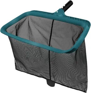 Poolvio Professional Swimming Pool Skimmer Net, Heavy Duty Pool Leaf Rake with Ultra Deep Fine Mesh Net Bag, Fast Cleaning Tool for Inground & Above Ground Pool (Pole not Included)