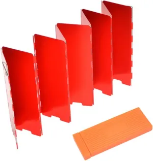 POPETPOP Windscreen for Camping Stove Burner Windshield Camping Stove Windshield Outdoor Stove Windscreen Camp