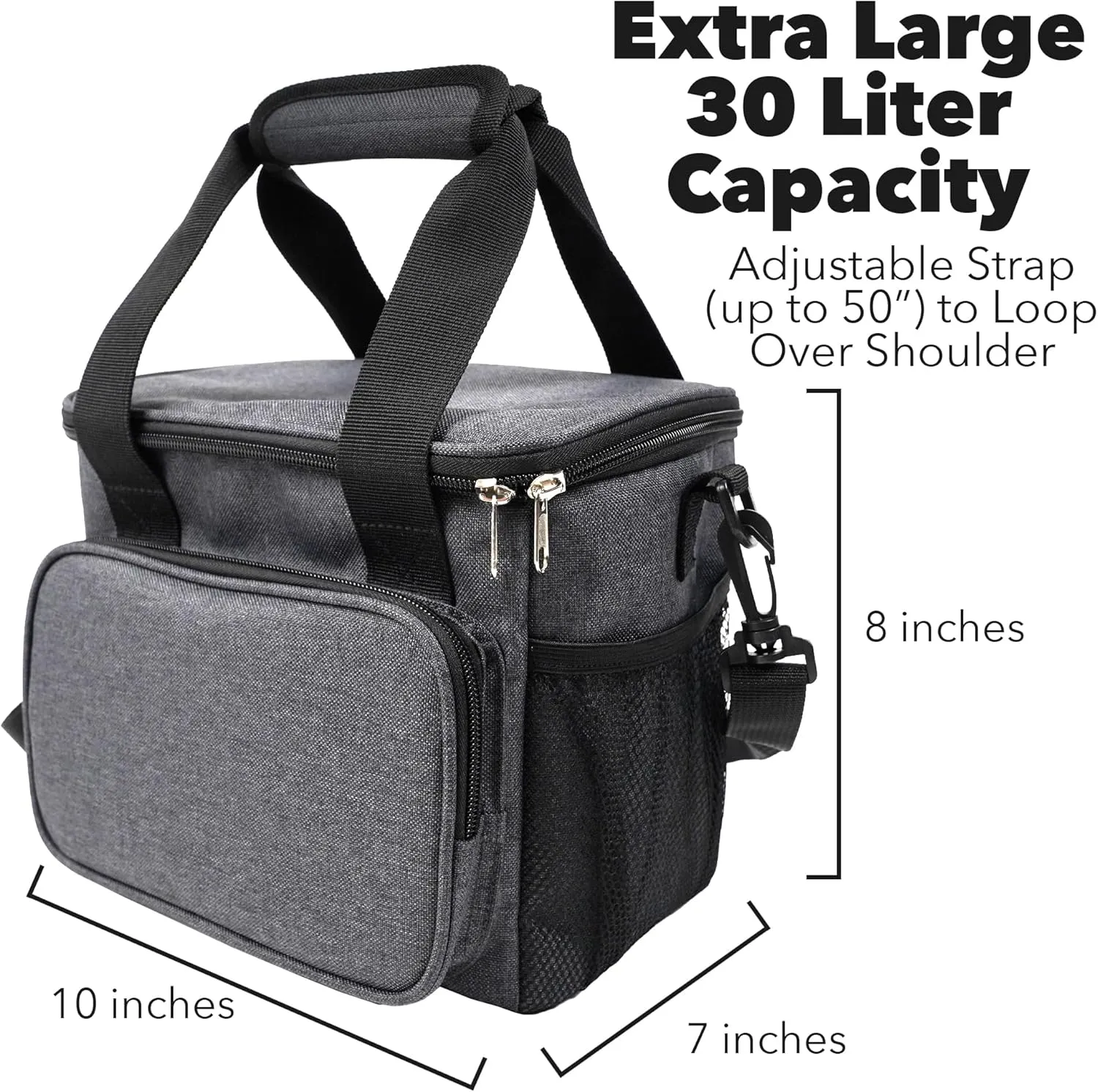 Popfunk Batman Robin Logo Soft Insulated Cooler Bag, Large Lunch Bag, Lightweight, Thermal and Reusable for Office, Picnic, Beach