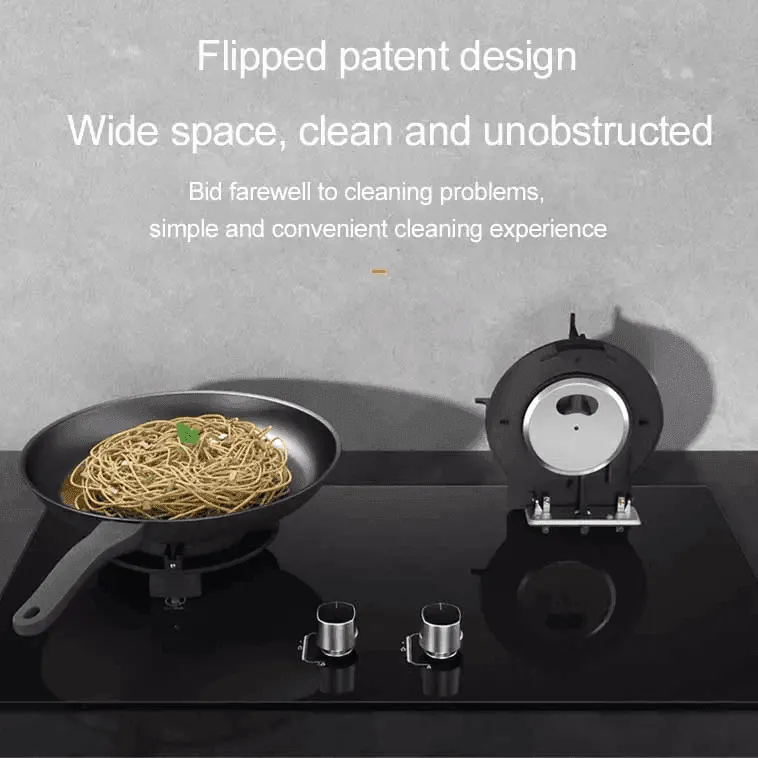 Portable Double Gas Stove - Liftable Cooking Range