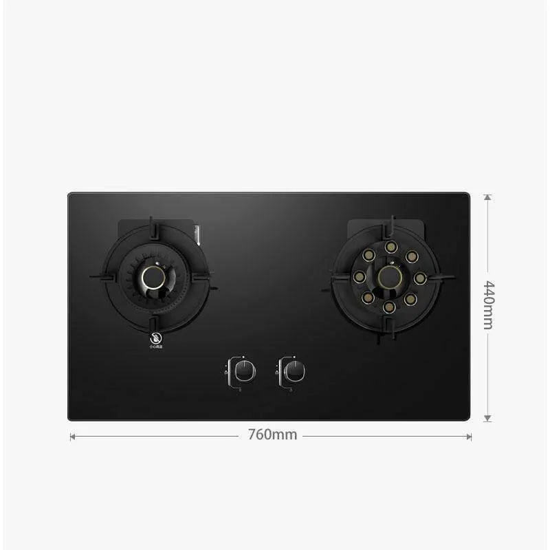 Portable Double Gas Stove - Liftable Cooking Range
