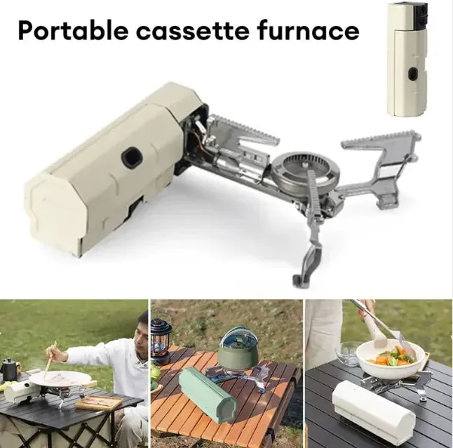 Portable Folding Camping Gas Stove – Outdoor BBQ & Travel Cooker