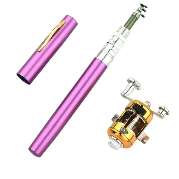Portable Telescopic Fishing Rod Kit for Stream Ice and Sea Fishing