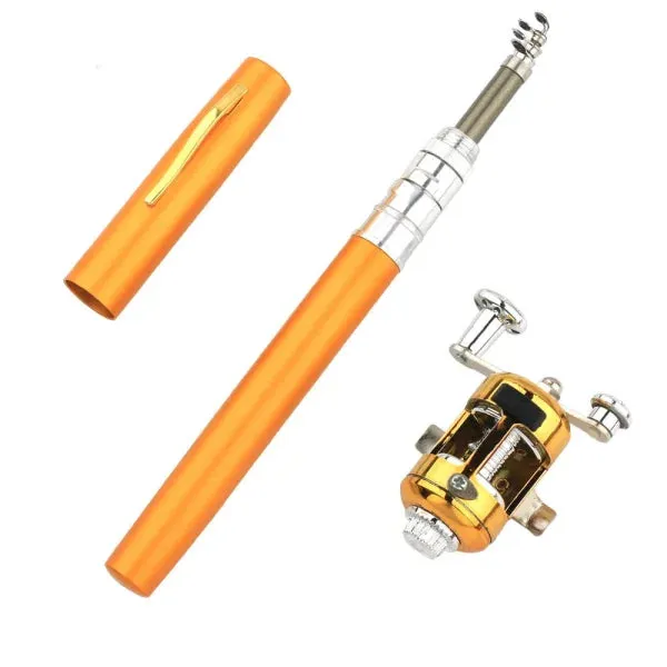 Portable Telescopic Fishing Rod Kit for Stream Ice and Sea Fishing