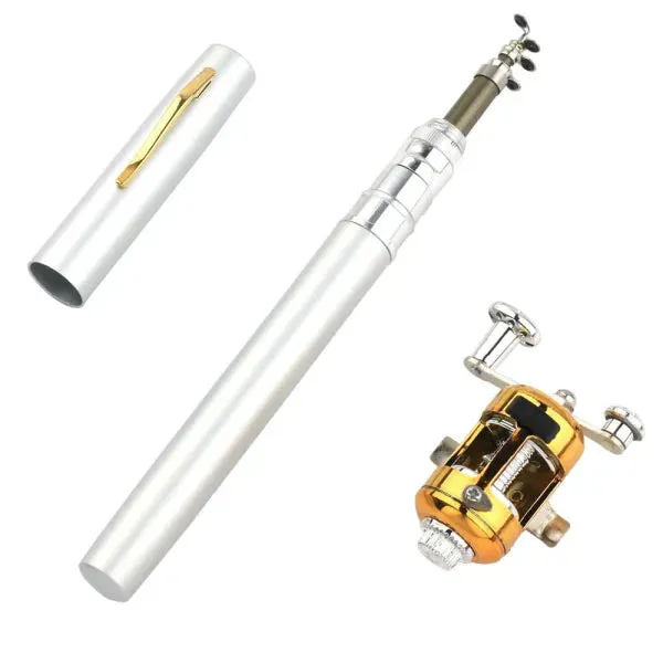 Portable Telescopic Fishing Rod Kit for Stream Ice and Sea Fishing