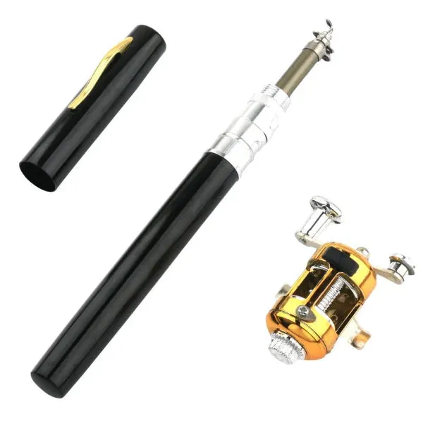 Portable Telescopic Fishing Rod Kit for Stream Ice and Sea Fishing