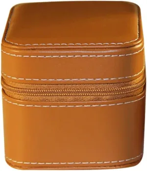 Portable Zippered Watch Storage Box, European Leather Storage Bag, Mechanical Watch Box