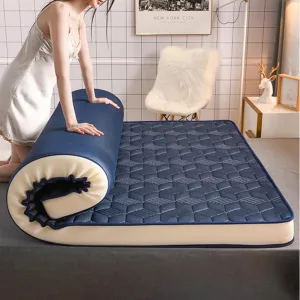 Premium Folding Mattress, Memory Foam Camping Mattress, Foldable Portable Roll up Bed Mattress, Comfortable Car Camping Sleeping Mat Pad, for Truck Guest Bed Tent Camp (Size : 150 * 200 * 5cm)