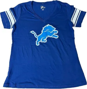 Pro Football Women's Distressed First Pick V-Neck T-Shirt