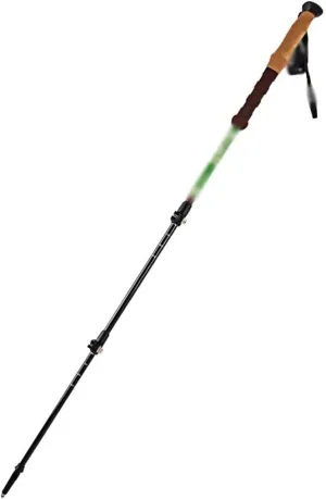 Professional Telescopic Trekking Poles, Ultra-Light Carbon   Aluminum Walking Sticks, with Cork Grip   EVA Extended Handle, for Men, Women