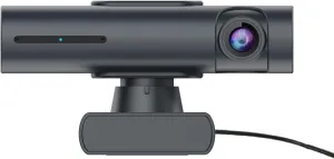 Project Telecom Hawk AI 4K Auto Tracking PTZ Webcam, Gesture Control, Dual Noise Cancelling Microphones, Wired USB-A & USB-C, Black, Compatible with Microsoft Teams, Zoom, Cisco Webex