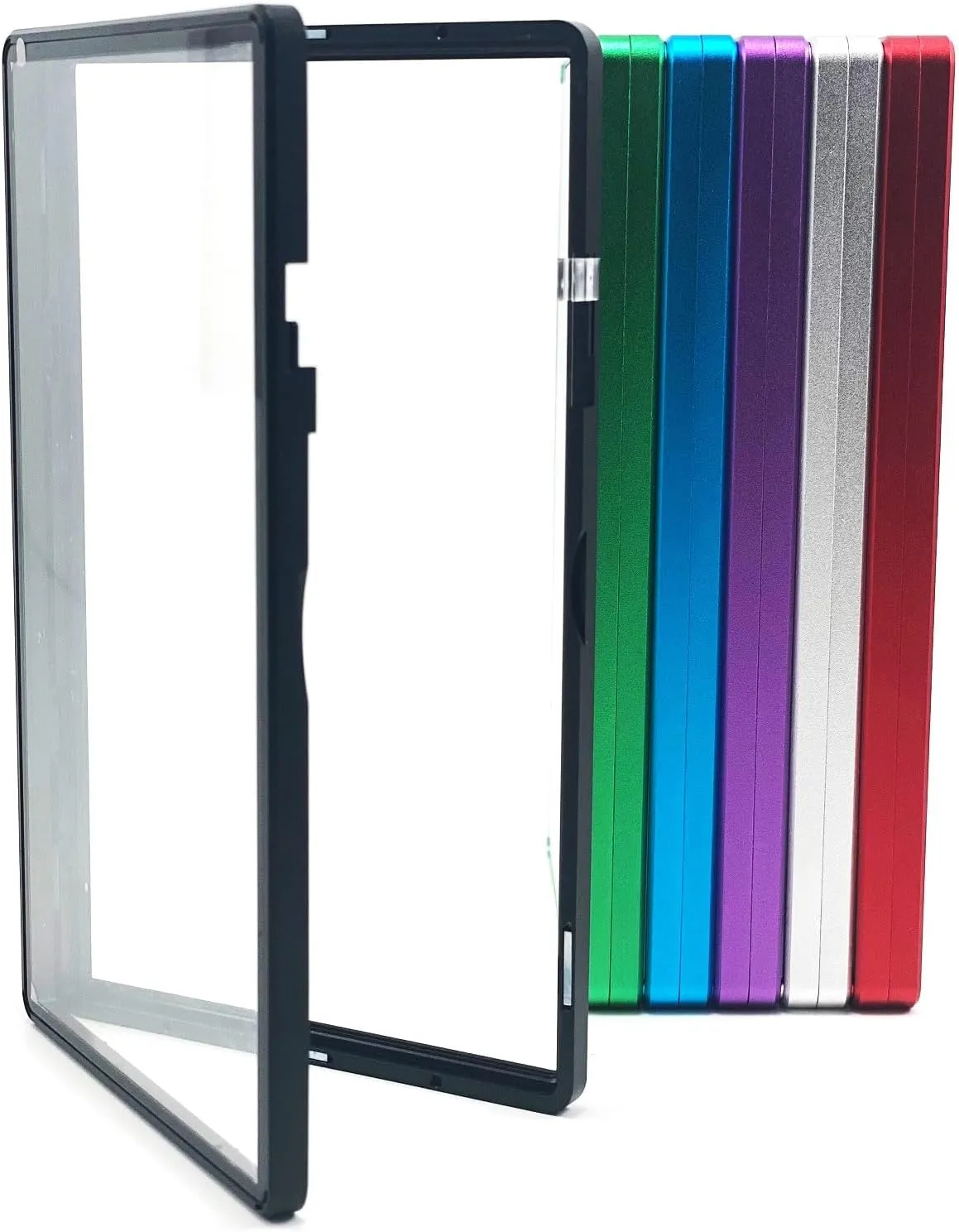 PSA Magnetic Slab Case for Standard PSA Graded Cards | Hard Case Stackable Locking Design (BLACK)