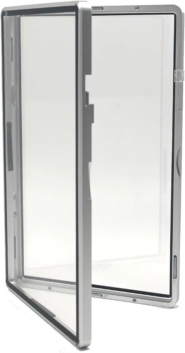 PSA Magnetic Slab Case for Standard PSA Graded Cards | Hard Case Stackable Locking Design (SILVER)