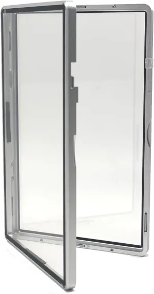 PSA Magnetic Slab Case for Standard PSA Graded Cards | Hard Case Stackable Locking Design (SILVER)