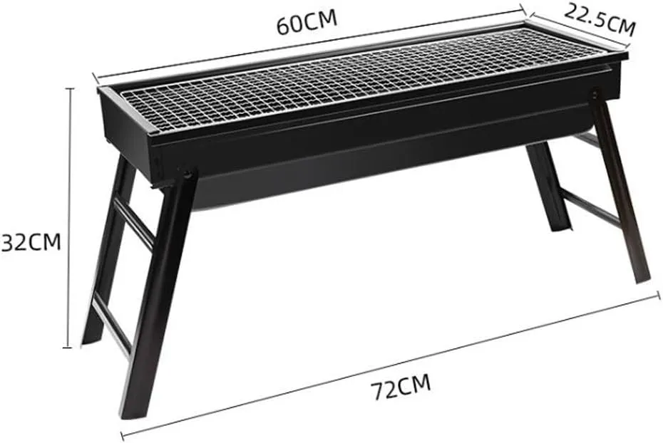 Pull Type Barbecue Rack Household Charcoal Grill Outdoor Barbecue Skewer Stove