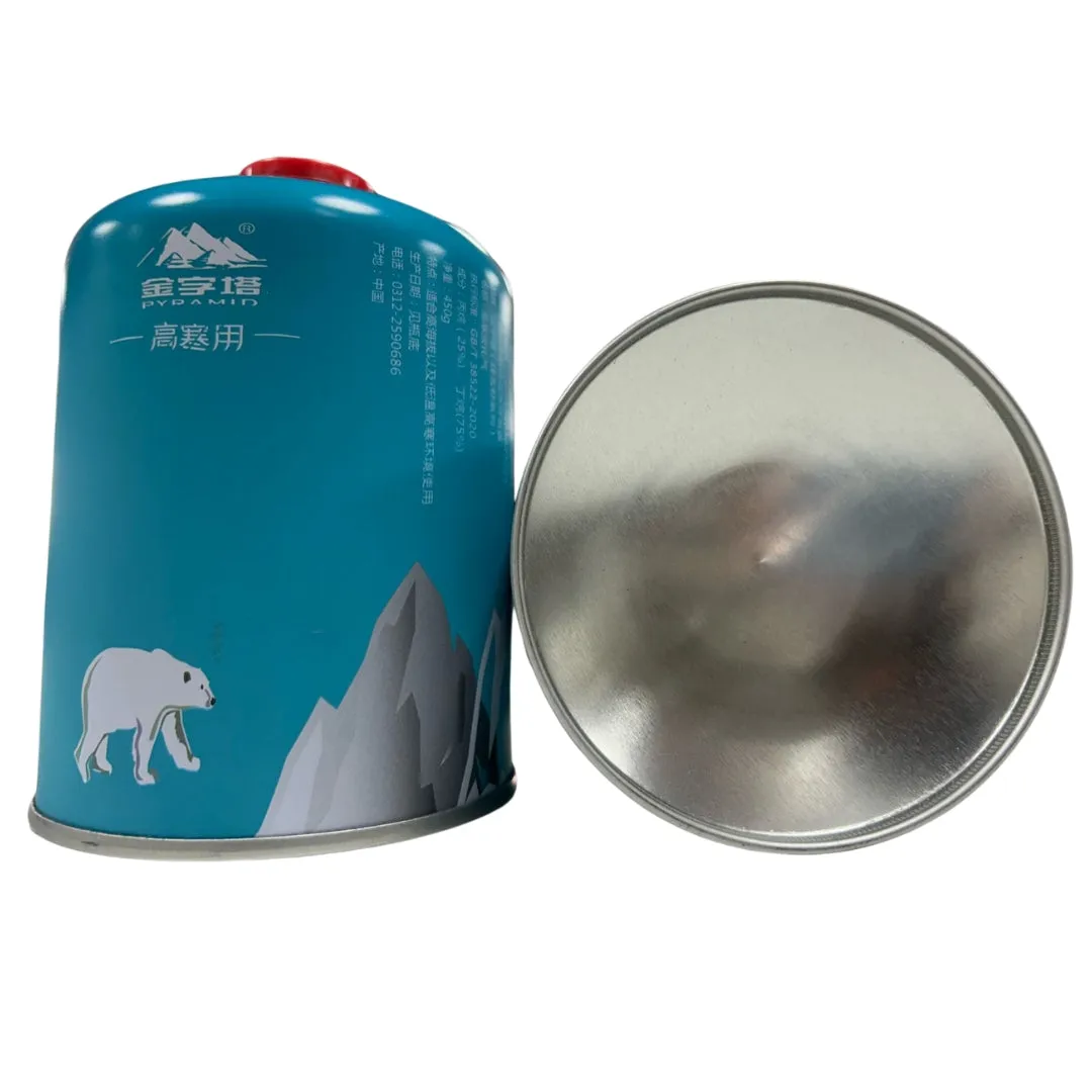 Pyramid ISO-Butane Gas Canister for Camping Gas Stoves Big (480g)