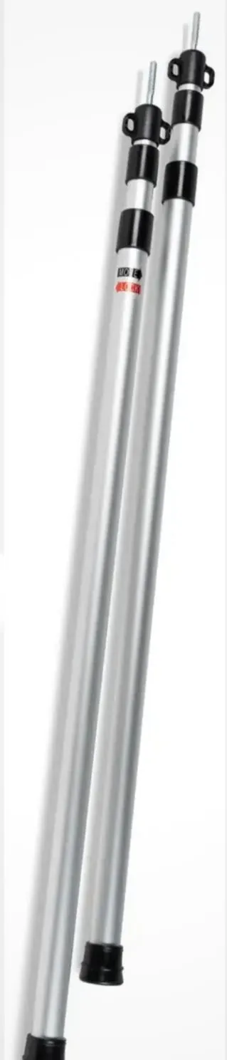 Quest Telescopic Aluminium King Pole x2