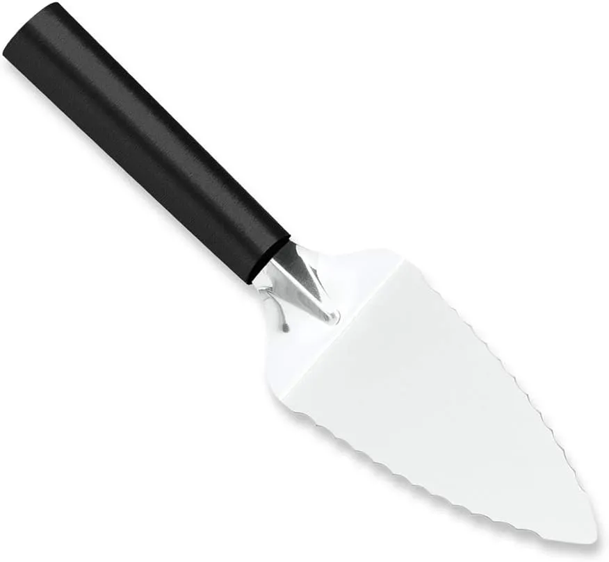 Rada Cutlery Serrated Pie Server, Black Handle, Pack of 2