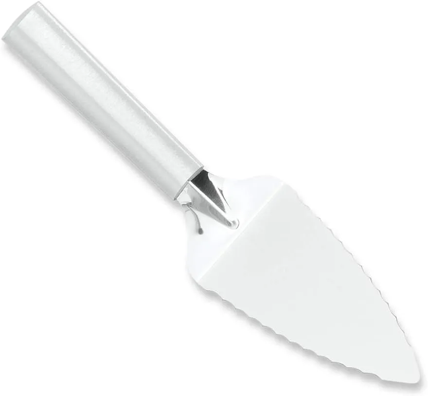 Rada Cutlery Serrated Pie Server, Made in USA, Silver Handle