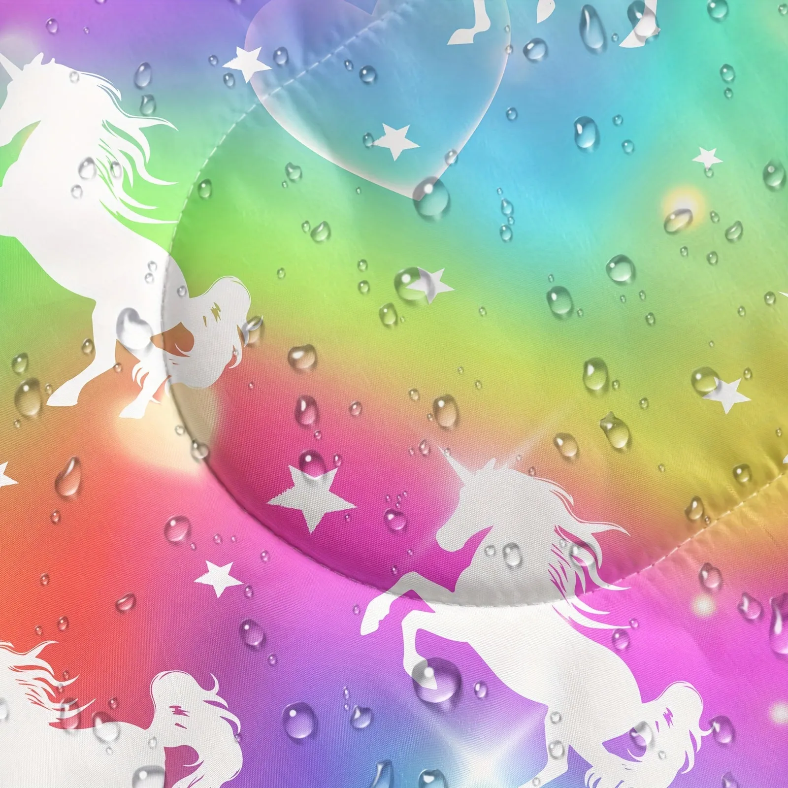 Rainbow Unicorn Dream Sleeping Bag - Girls' Ultralight Backpacking Sleeping Bag for Camping, Hiking, Indoor Activities - Compact, Water-Resistant, and Soft for Cozy Nights Under the Stars
