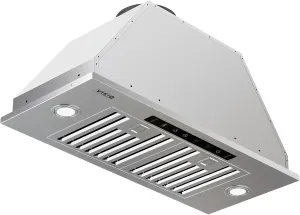 Range Hood Insert 30 Inch, 980 CFM Built-in Kitchen Vent Hood, Ducted/Ductless Convertible, Stainless Steel Range Hood with Gesture & Touch Control, Kitchen Hoods for Over Stove