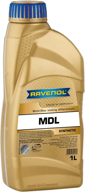 RAVENOL J1C1126 Multi-Disc Locking Differential Fluid - MDL Semi-Synthetic (1 Liter)