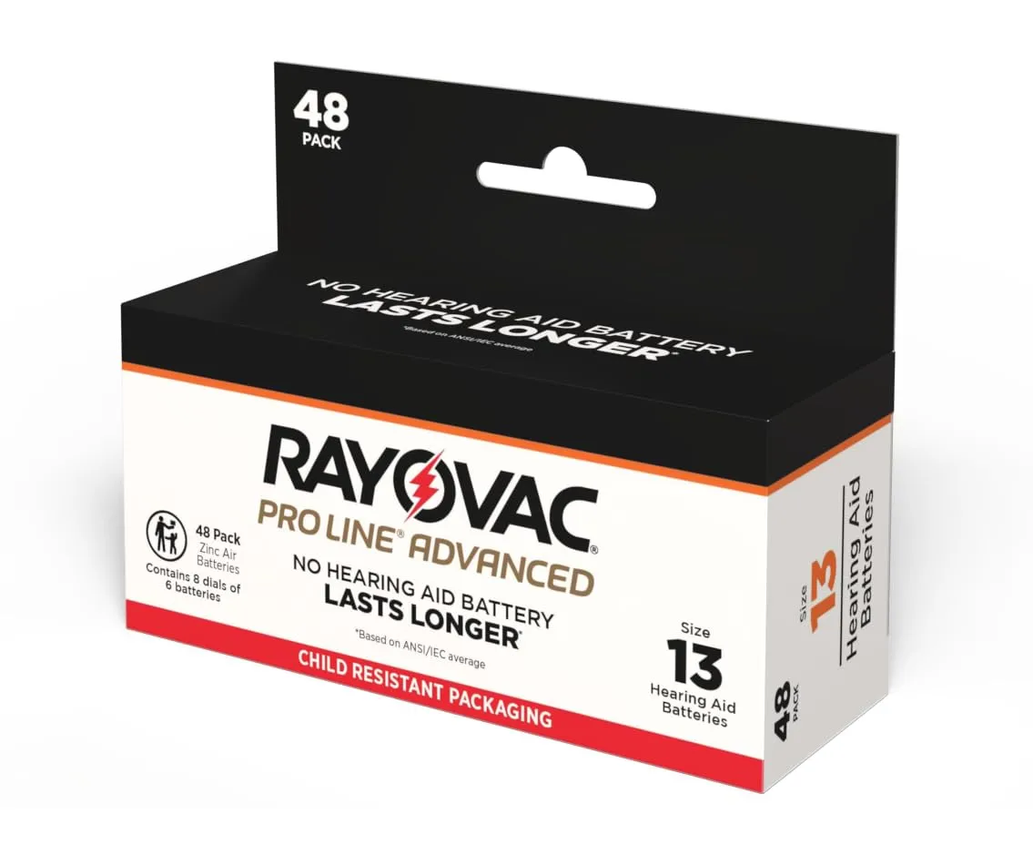 Rayovac Proline Hearing Aid Battery Size 13