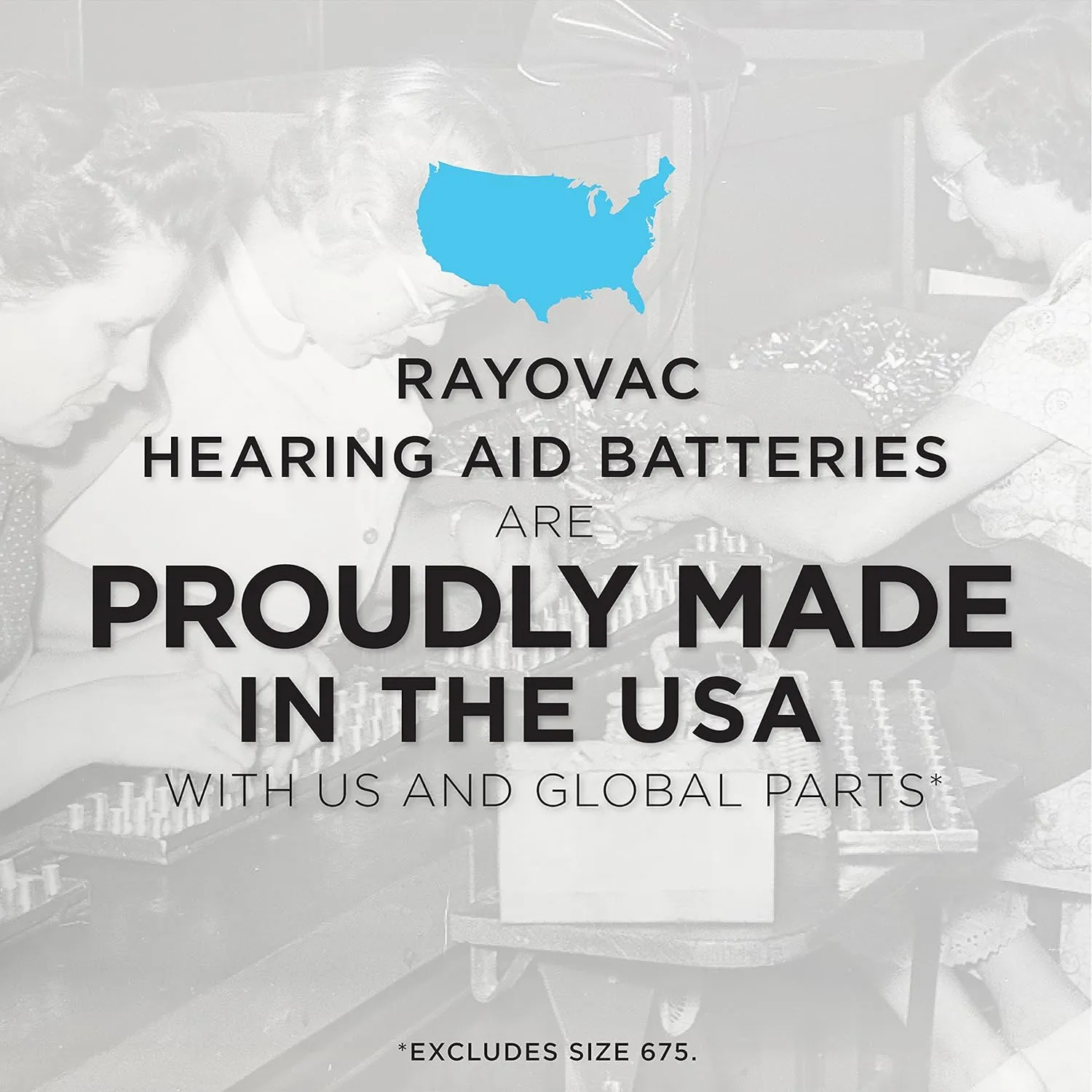 RAYOVAC Size 312 Hearing Aid Batteries, 24-Pack, L312ZA-24ZMB, Multi
