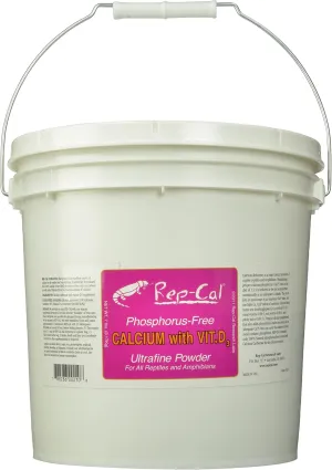 Rep-Cal SRP00210 Phosphorous-Free Calcium Ultrafine Powder Reptile/Amphibian Supplement with Vitamin D3, 7-Pound