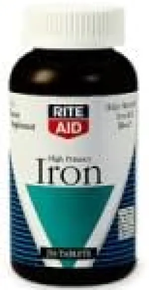 Rite Aid High Potency Iron, 250 Tablets | Mineral Supplement | Iron Supplement for Women and Men | Iron Supplements for Anemia | Iron Pills
