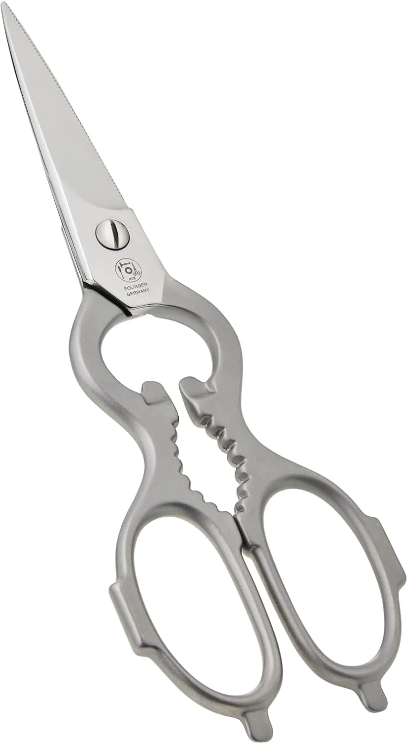 ROBUSO 4-in-1 Kitchen Scissors, Professional Stainless Steel Food Scissors, Dishwasher Safe, Ambidextrous Handles, Handcrafted in Germany
