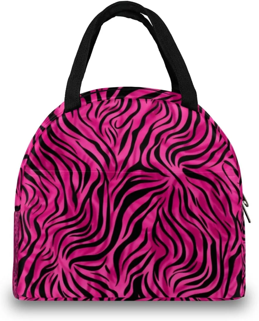 Romance Modern Pattern Lunch Tote Bag Reusable Insulated Bags Waterproof Adult Portable Meal Cooler Pack for Women Men Picnic Office Work Travel