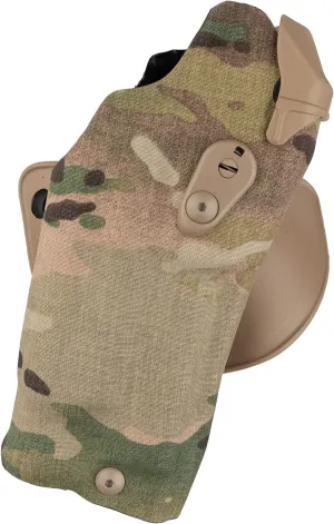 Safariland 6378RDS Automated Locking System Duty Holster, Red Dot Sight Compatible, Cordura Multi-Cam, Right Hand, Fits: Glock 17/22 Surefire X300U