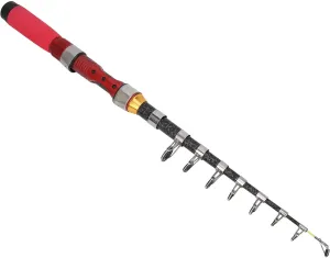 Salmon Fishing Rod,Rods & Accessories 1.9M Portable Rotary Fishing Pole Outdoor Fiberglass Telescopic Casting Fishing Rod