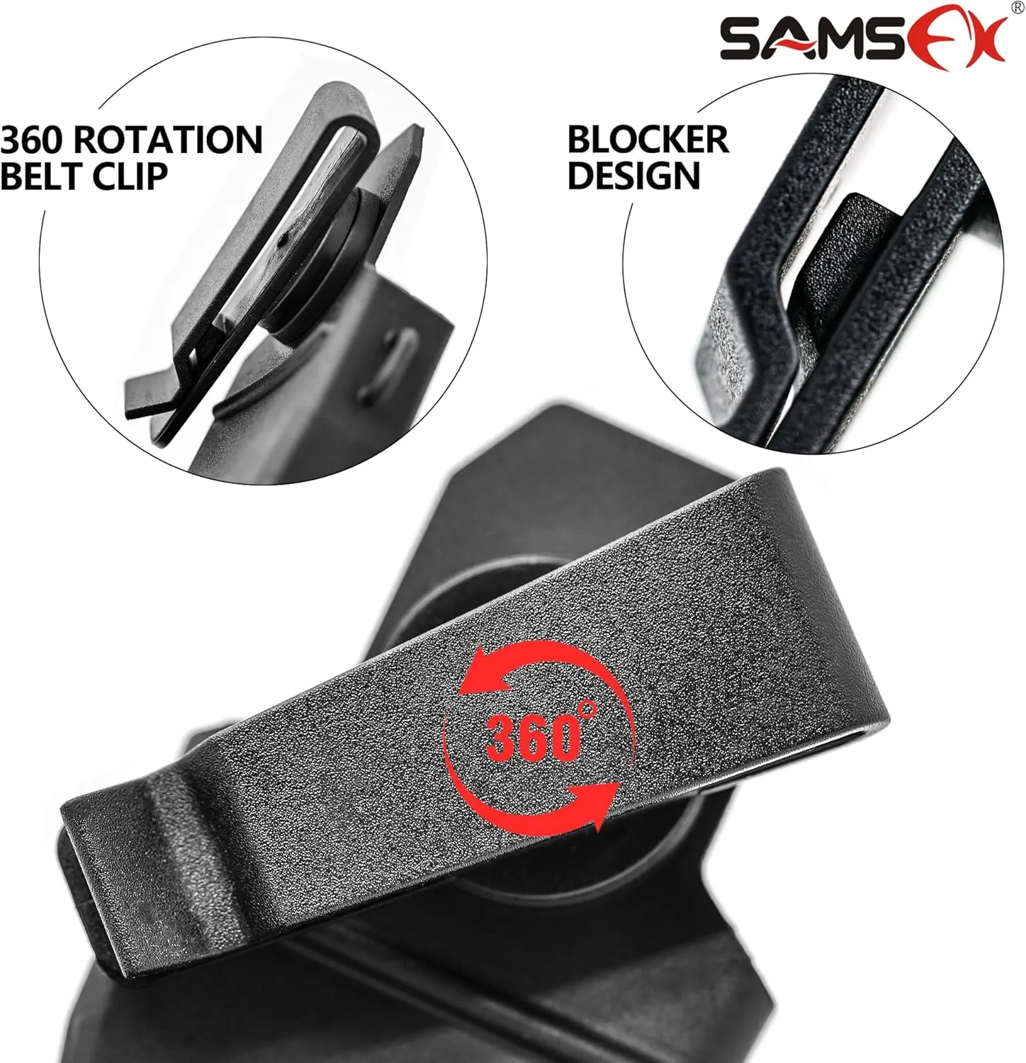 SAMSFX Aluminum Fishing Pliers Hook Remover Braid Line Cutter with Coiled Lanyard, Fly Fishing Knot Tying Tool & Retractors