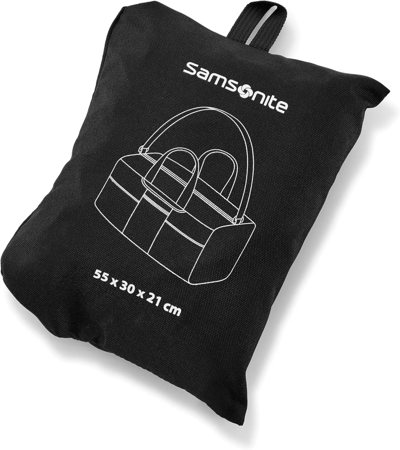 Samsonite Foldaway Packable Duffel Bag, Black, Medium