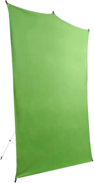 Savage Travel Backdrop Kit, Green Floor Extended Backdrop, Size 1.52m x 2.13m, Photo Backdrop with Aluminum Stand, Carry Bag with Shoulder Strap