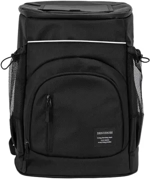 SCOSAO Cooler Backpack 36 Cans, Leak-Proof Insulated Backpack 30L Large Capacity, Double Deck Cooler Bag Up to 12 Hours,Soft Lightweight Lunch Backpack for Men Women Work Beach Camping Picnic