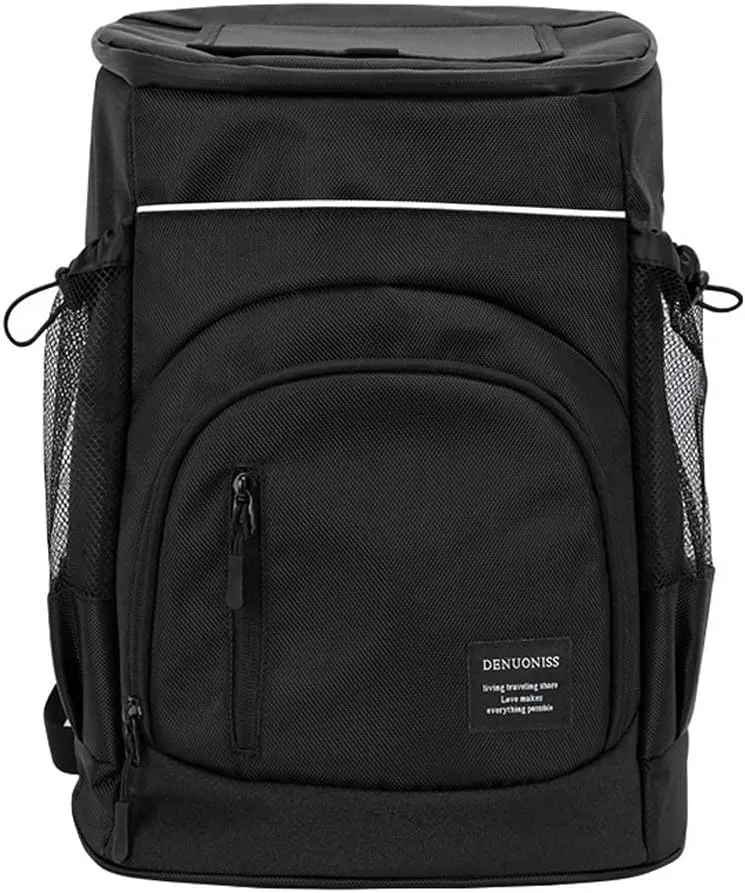 SCOSAO Cooler Backpack 36 Cans, Leak-Proof Insulated Backpack 30L Large Capacity, Double Deck Cooler Bag Up to 12 Hours,Soft Lightweight Lunch Backpack for Men Women Work Beach Camping Picnic