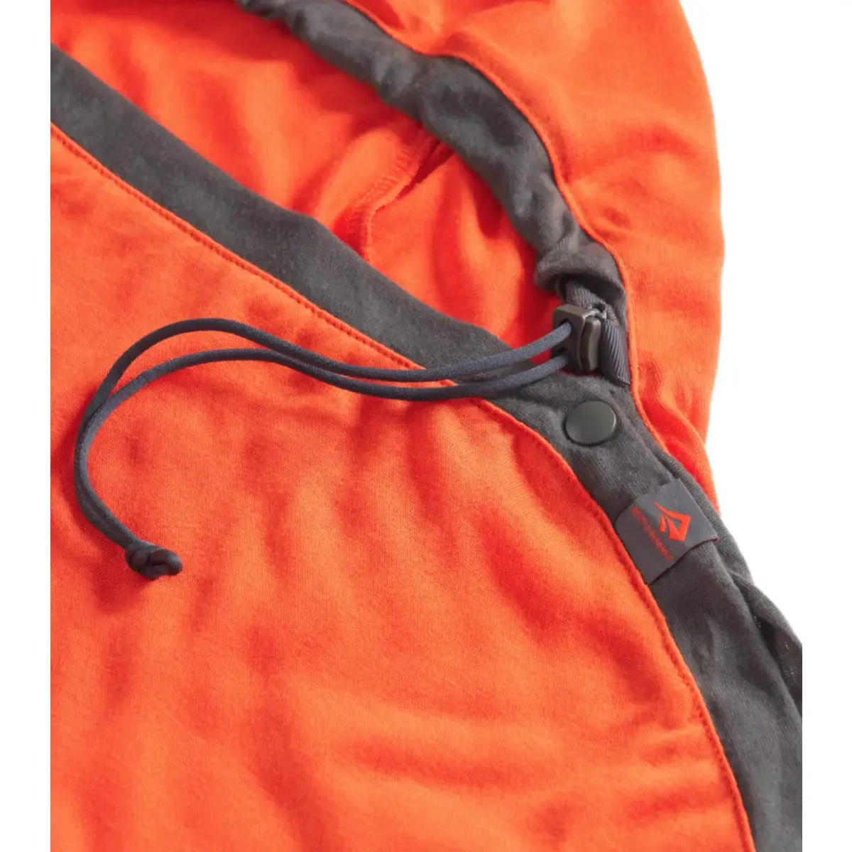 Sea To Summit Reactor Extreme Sleeping Bag Liner - Compact Mummy with Drawcord - Orange