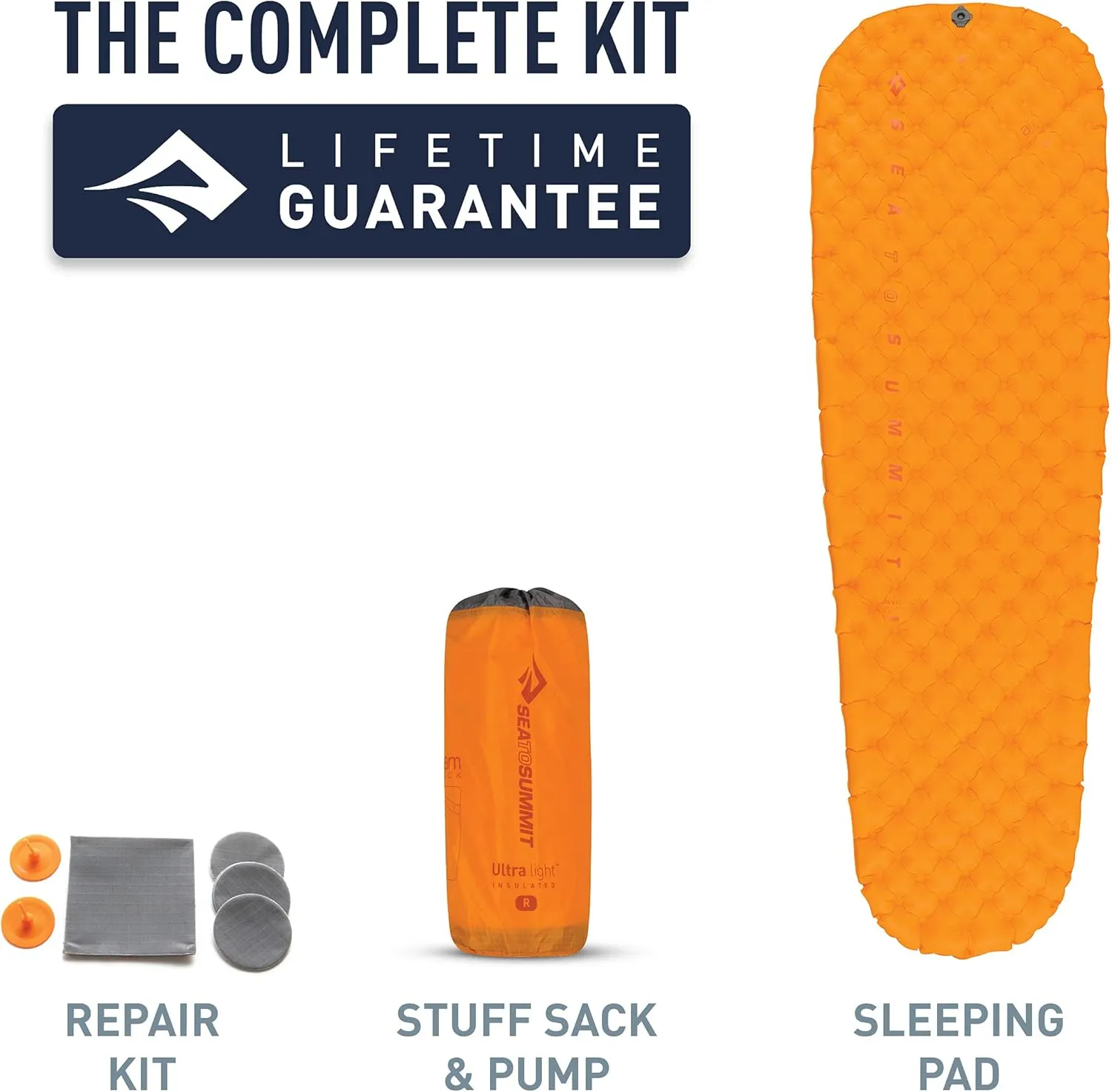 Sea to Summit Ultralight Insulated Backpacking Sleeping Pad, Large (78 x 25 x 2 inches)